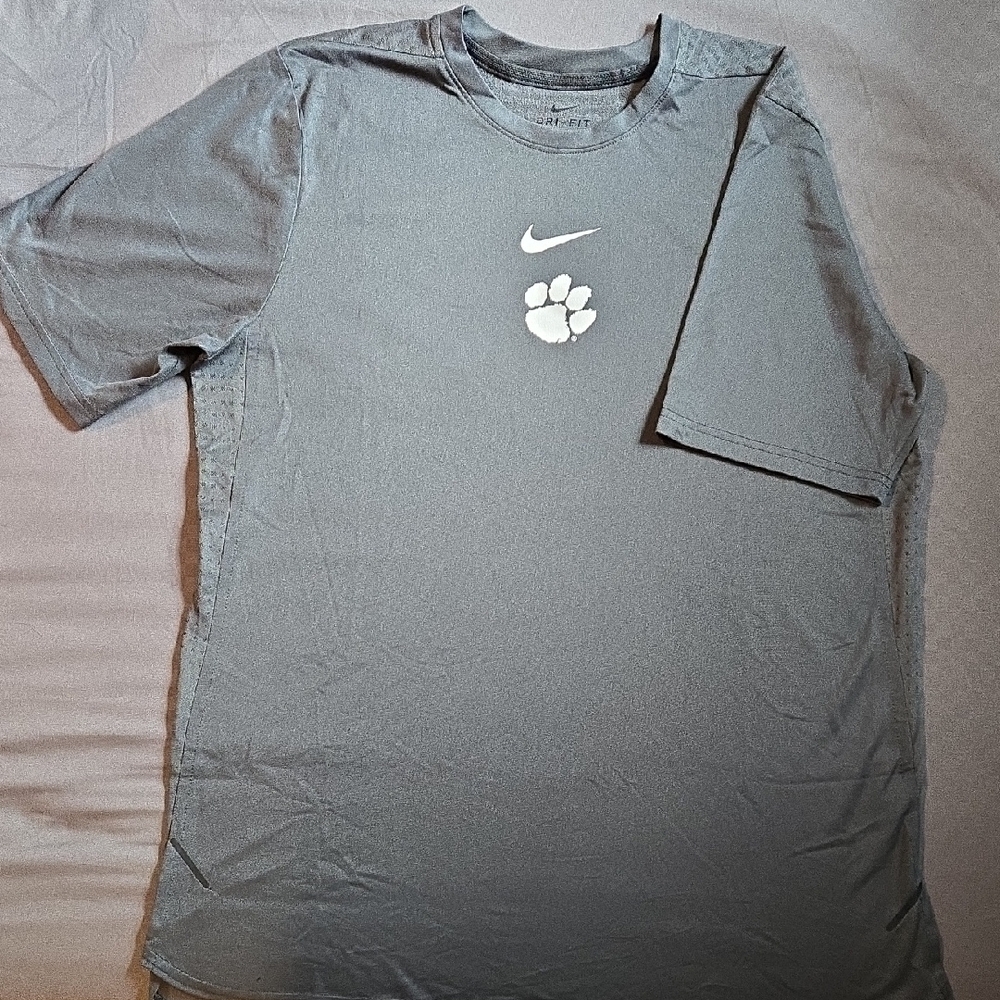 Clemson Nike Dark Gray Men's Short Sleeve Tee